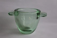 DAUM Green Art Deco Vase (35729)