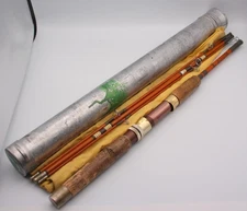 Wright & McGill Eagle Claw Trailmaster 6 1/2 Ft Fly Fishing Rod M4TMS Case VTG