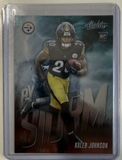 Panini 2025 Absolute By Storm Rookie Insert Kaleb Johnson Steelers #8