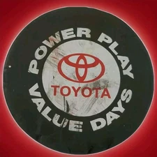 TOYOTA 🛻🚗 POWER PLAY VINTAGE 🏒 PUCK RARE Made In 🇨🇦 VICEROY MFG. WELL USED