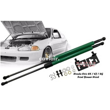 Racing Bonnet Hood Lift Extended Shock Damper Fit Honda Civic Eg Ek Ej 1992-2000