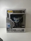 Game of Thrones Night King Metallic on Iron Throne #74 Funko POP! w/protector