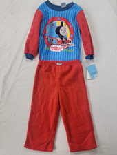 Thomas  Friends Train Pajamas Pj Pants Long Sleeve Shirt Red Size 3T New 2007