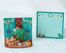 3D  Kitty Cats Pop Up Card. 