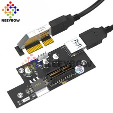 PCI-E 1X to 1X/4x/8x/16x Riser Card Adapter with Magnetic Foot Pads