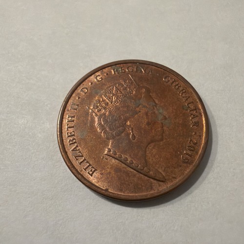 Gibraltar 2019 Two Pence Coin - Queen Elizabeth Island Games