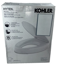 KOHLER Hyten 3" Height, Elevated Soft Close Elongated Toilet Seat 25875-0 White