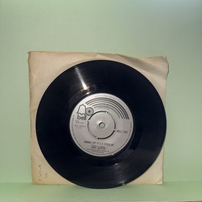 I Love You Love Me Love / Hands Up! Its A Stick Up, Gary Glitter Single 7  Vinyl