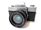 Minolta SRT101 Camera W/ Super Albinar 28mm 2.8 lens working meter