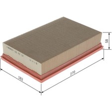 Bosch F 026 400 104 Luftfilter für LAND ROVER FREELANDER 2 L359 Partikelfilter