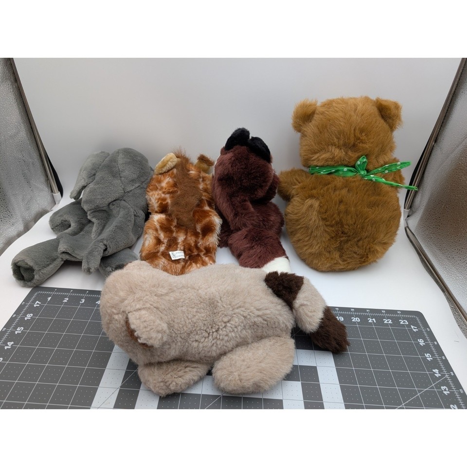 Reaccon Puppet Hand Puppet Plush Lot Bear Red Panda Raccoon Giraffe Elephant | eBay