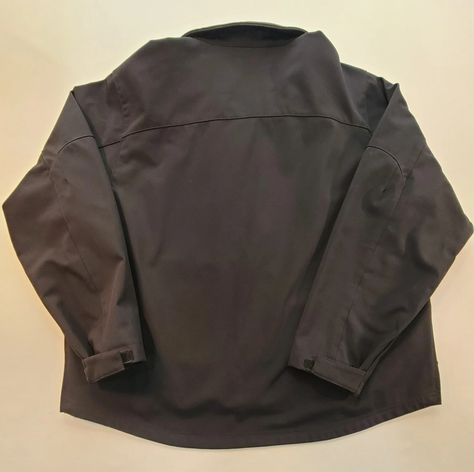 SOG Black Softshell Jacket Men's XL Zip Stand-Up Collar Lined Logo Casual image 6