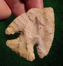 THIN 2-3/8" SNYDERS ILLINOIS ARROWHEAD Authentic Projectile Point HOPEWELL POINT