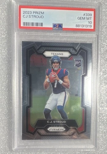 2023 Panini Prizm Rookie Base C.J. Stroud #339 PSA 10 Houston Texans NFL
