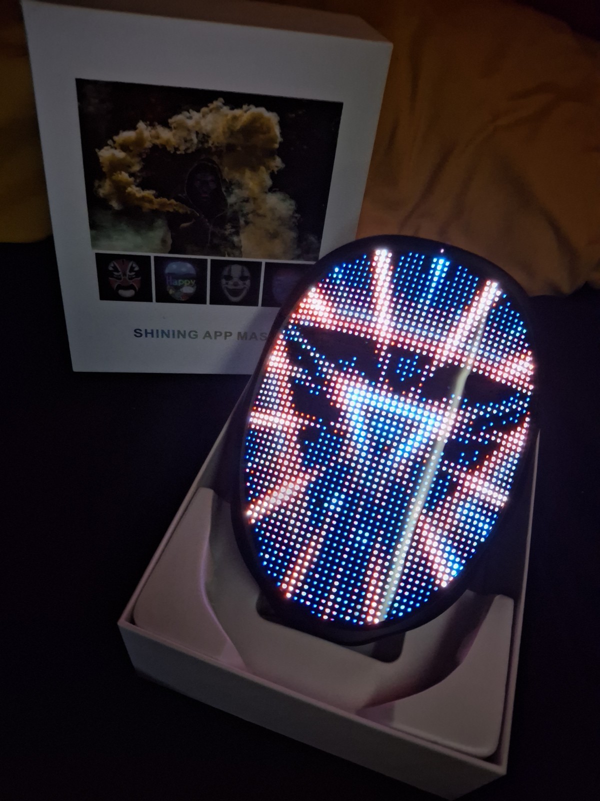 Programmable LED Face Mask -App Control- Recharge… - image 1