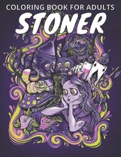 Stress Relieving Studio Stoner Coloring Book For Adults (Paperback)