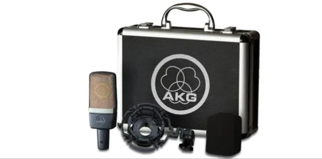 【極美品】AKG C214 + AKG PF80 AKG C214 Condenser Microphone - Perfect Circuit