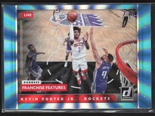 Kevin Porter Jr. 2021-22 Donruss Franchise Features Holo Pink Laser #24 Houston