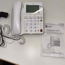 AT T Big Button/Display Telephone/Answering System/ Caller ID