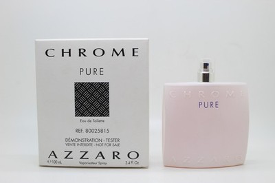 CHROME PURE by Azzaro 3.4 oz (100 ml) eau de toilette spray tester men