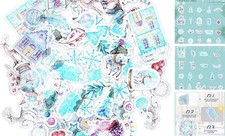 80 Pieces Winter Planner Stickers Christmas Scrapbooking Stickers Cute