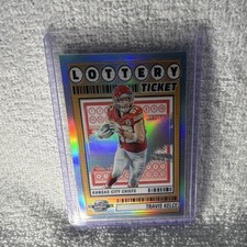 2023 Panini Contenders Optic Lottery Ticket Prizm Travis Kelce #LT-9 Chiefs NFL