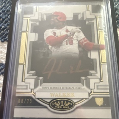 Topps 2023 Tier One Jordan Walker Break Out Auto RC Bronze Ink BOA-JW /25