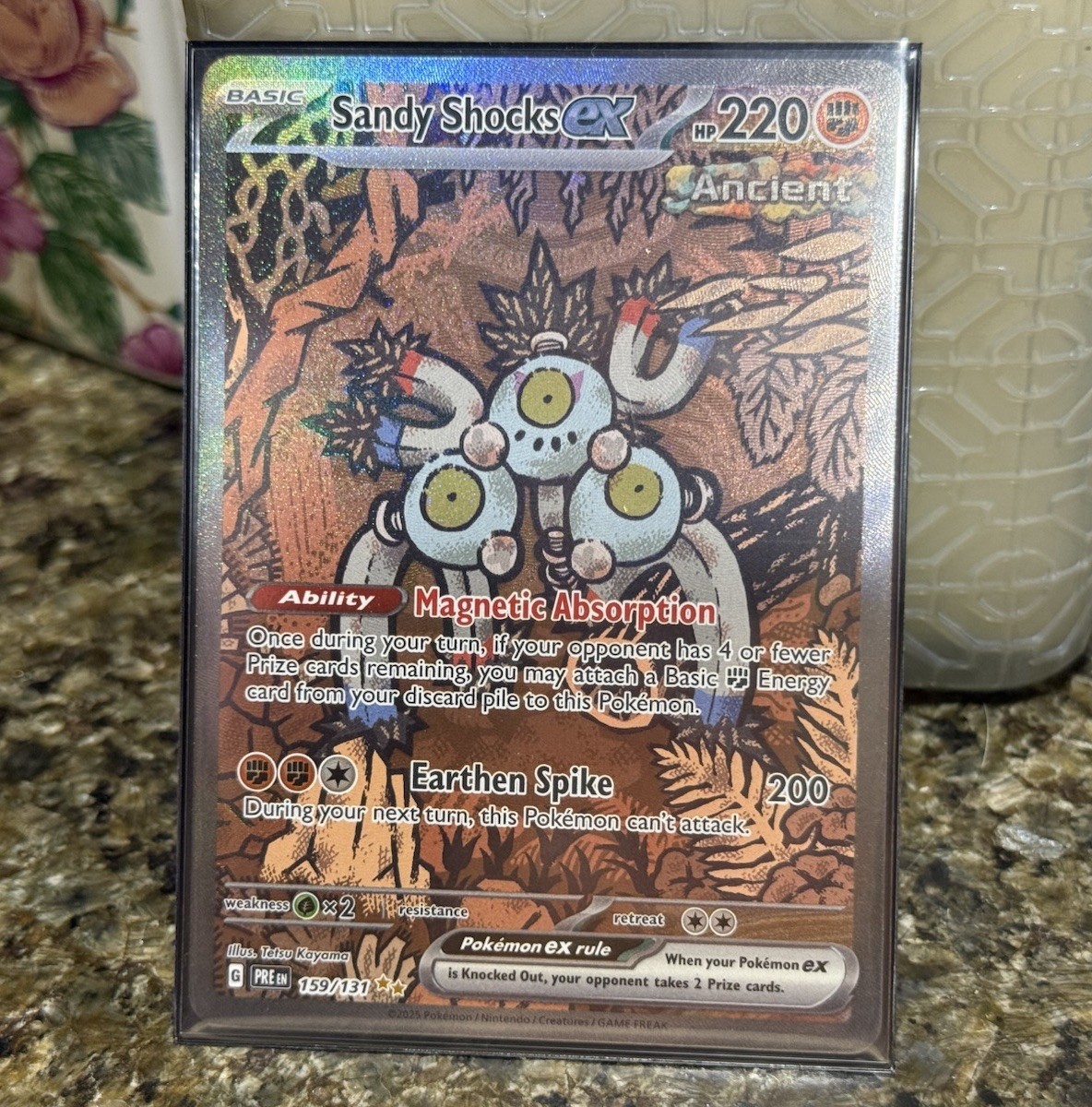 Pokemon TCG Sandy Shocks EX Prismatic Evolutions Holo Card 159/131 SV