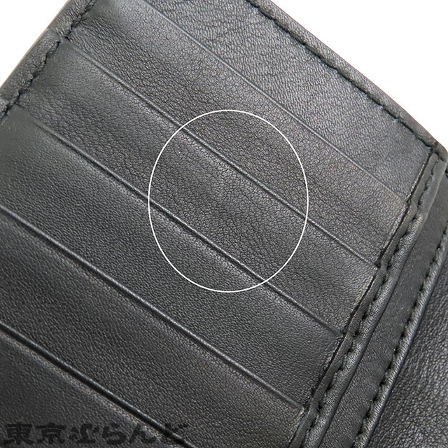 Gucci 386836 Leather Python Bifold Wallet Black U… - image 8