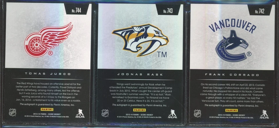 2013-14 Score Base & Hot Rookie Signatures Autograph Lot Of 12 Cards - Image 4 of 4