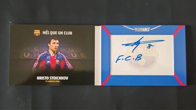 2023 Daka Ineffable INSCRIPTION Booklet Hristo Stoichkov Auto 22/50 ''F.C.B.''!!