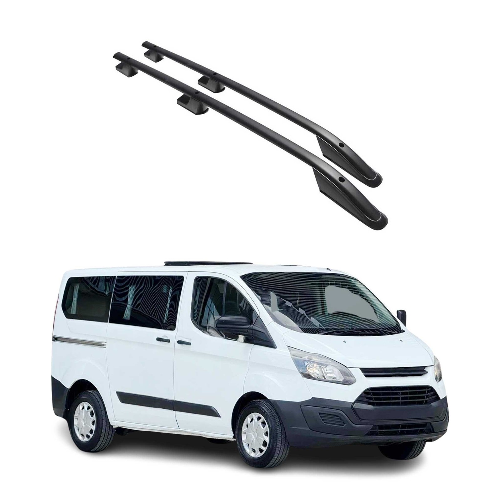 Barres de toit longitudinales pour résoudre le manque de place sur Ford Custom L1