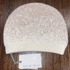 NWT Barefoot Dreams Confetti Beanie CozyChicLite Knit Cream-Taupe Hat BDWCL20853
