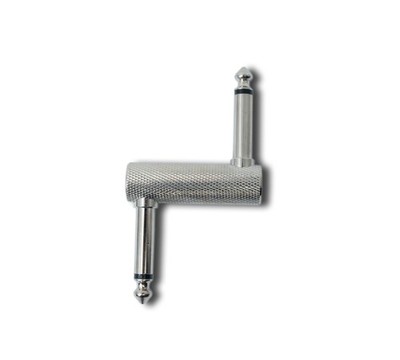 SYSTEM-S Audio Adapter Stereo TS 6.35 mm Klinke Stecker zu Stecker Z Typ