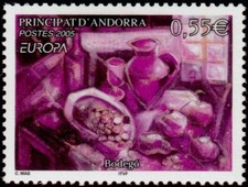 Timbre Andorre Français n°608