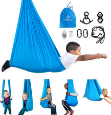 Sensory Swing for Kids Adults, Holds 300Lbs, Includes 360 Swivel Hug like C