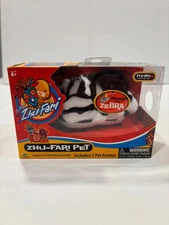 New Zhu-Zhu Baako The Zebra Hamster Zhu-Fari Pet 2010 Cepia Retired RARE 81972