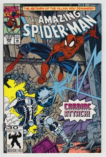 Amazing Spider-Man #359 NM- First Cameo App of Carnage Marvel Comics 1992