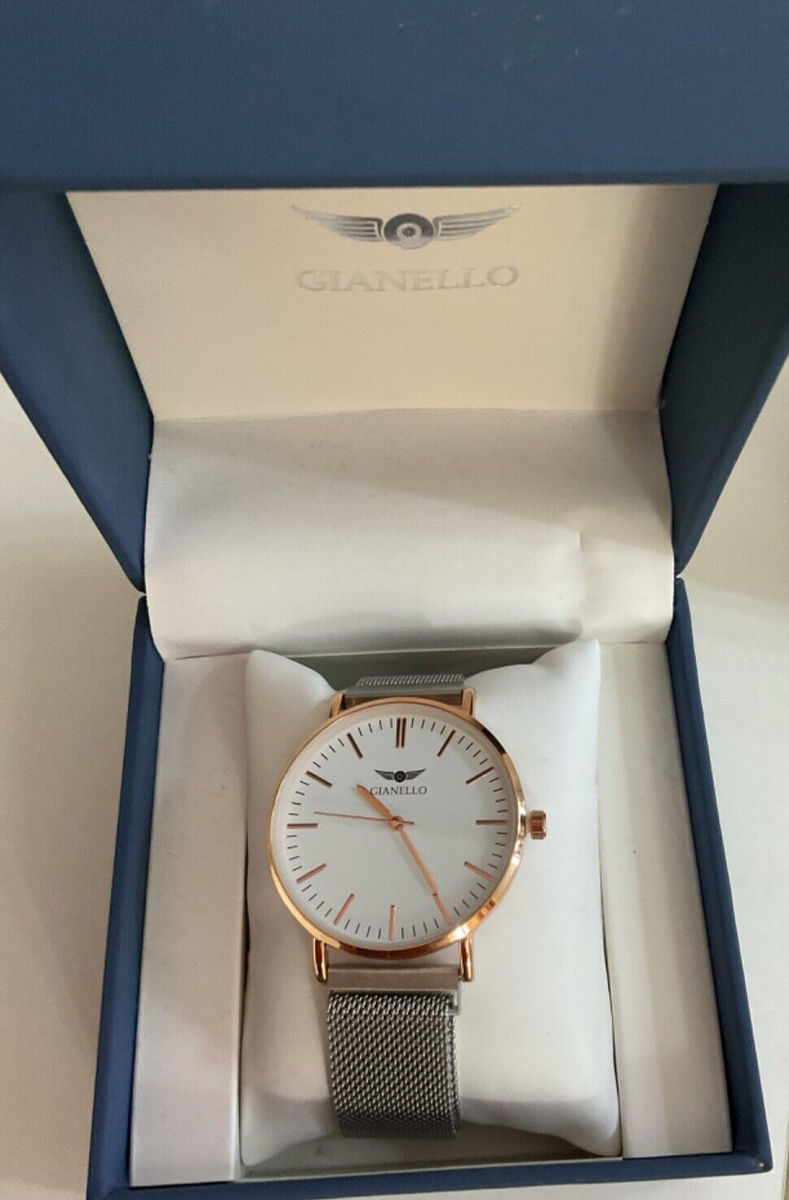 Gianello Uhr,neu,Edelstahl