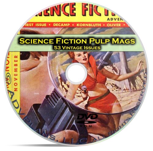 Science Fiction Abenteuer, Geschichten, klassisches Zellstoffmagazin, Fiktion DVD CD C69 - Bild 1 von 1