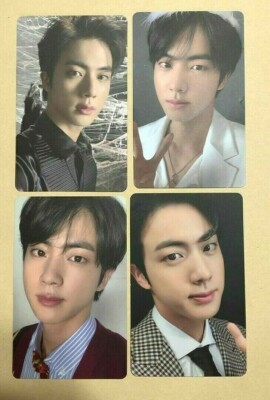 BTS JIN MAP OF THE SOUL 7 MOS MOTS complete 4 set Photo Card
