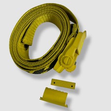  296 OFF-WHITE 2.0 Women's Yellow Carryover Industrial Logo Buckle Belt One Size