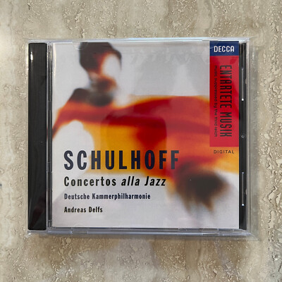 CD Schulhoff Concerto Alla Jazz Deutsche Kammerphilharmonie 1995 Decca (New)