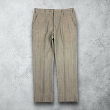 Vintage 70s Striped Trouser Disco Pants Rockabilly Size 33x28 Drop Loop