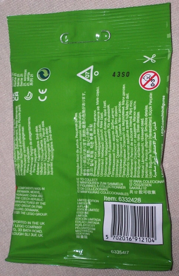 LEGO MINIFIGURES SERIES 21 (71029) ~ SEALED PACK 2021 ~ CHOOSE YOUR OWN - Image 4 of 4