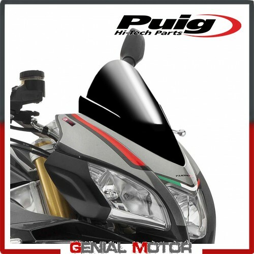 PUIG WINDSHIELD BLACK 7615N APRILIA TUONO V4 1100 RR / FACTORY 2015 / 2019