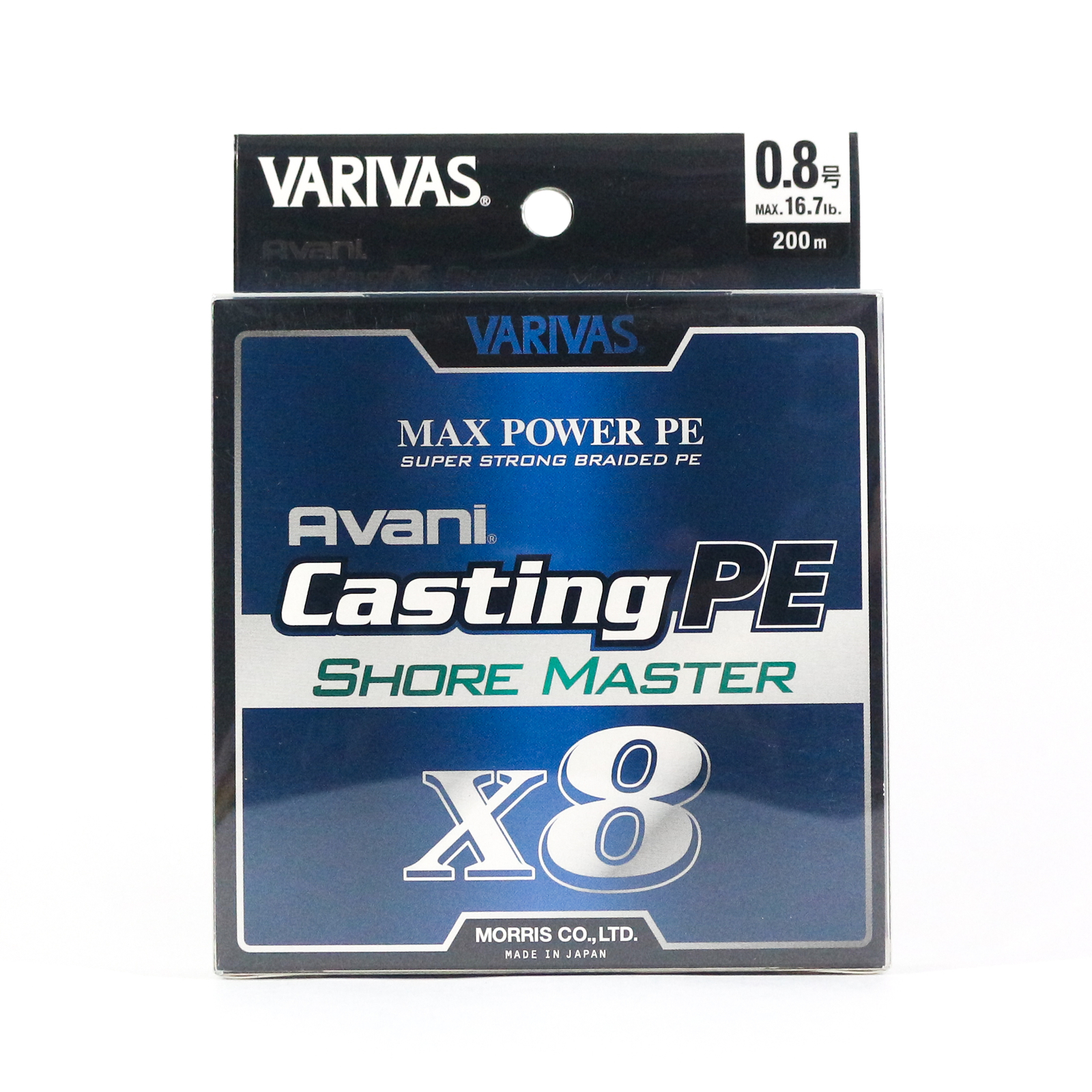 Varivas P.E Linea Shore Master Max Power X8 200m P.E 0.8 16.7lb (4953)