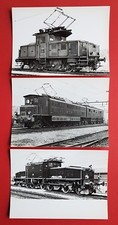 3 x Foto Eisenbahn Rangierlokomotive 16505, Gotthardlok, G&uuml;terzuglok  ( 23779