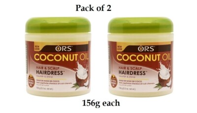 ORS Kokosöl Haar und Kopfhaut Haarkleid je 156g/5,5oz (2er Pack)