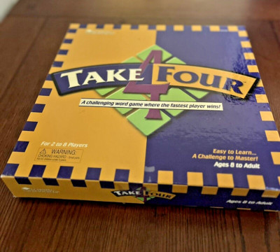 Take 4 Four - Family Word Board Game By Learning Resources - Ages 8+ COMPLETE